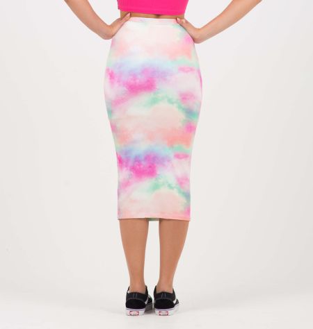 Saia Midi Tie Dye