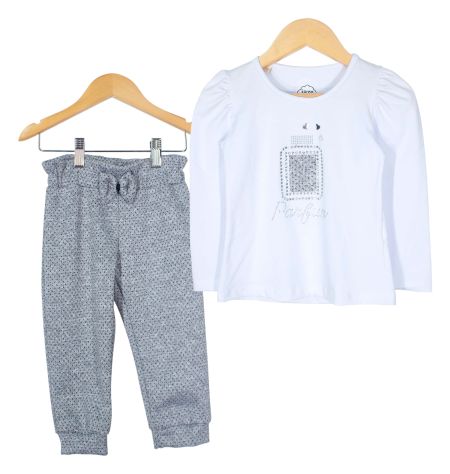  Conjunto Infantil Calça Clochard